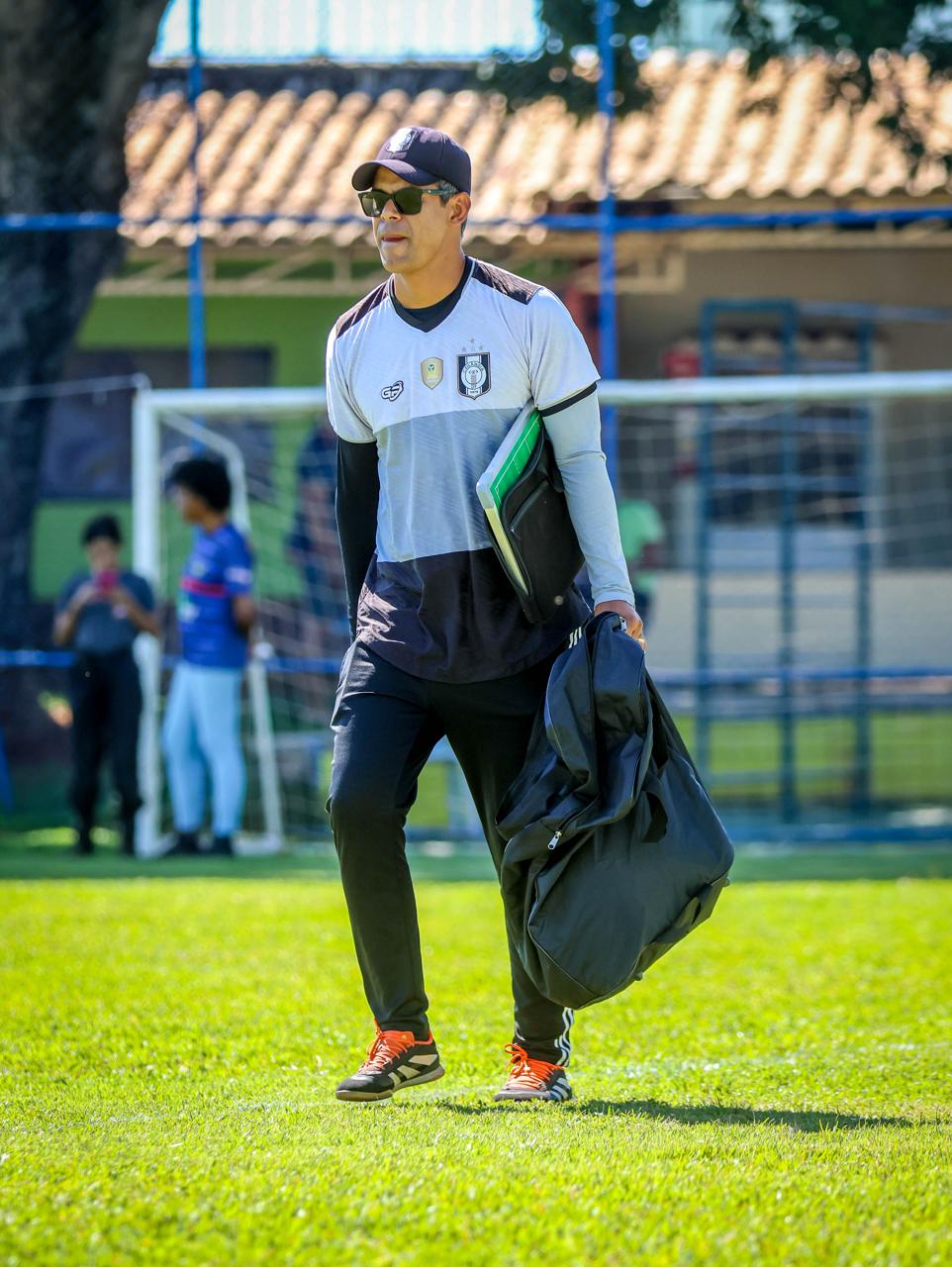 Treinador em campo