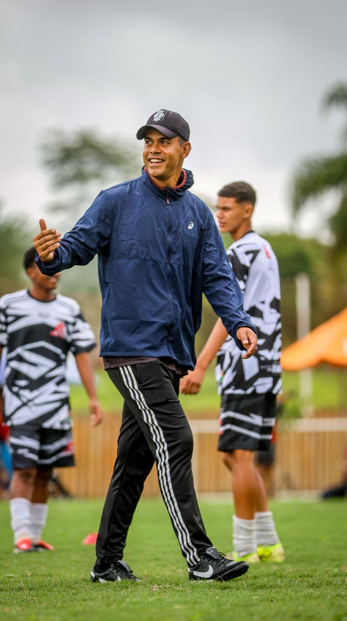 Treinador em campo
